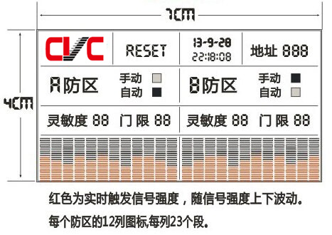 雙防區振動光纖報警主機